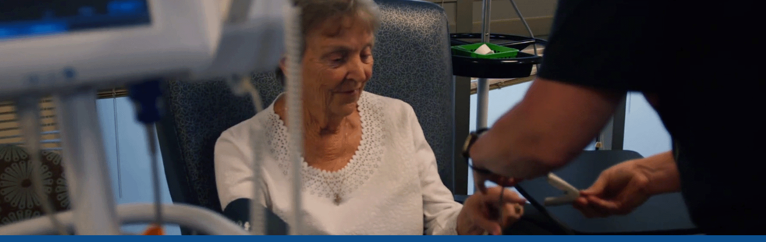 A Hematology Oncology Patient and Nurse